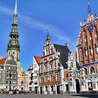 Riga - az óváros egy része